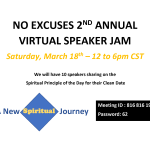 NO Excuses Speaker Jam 3-18